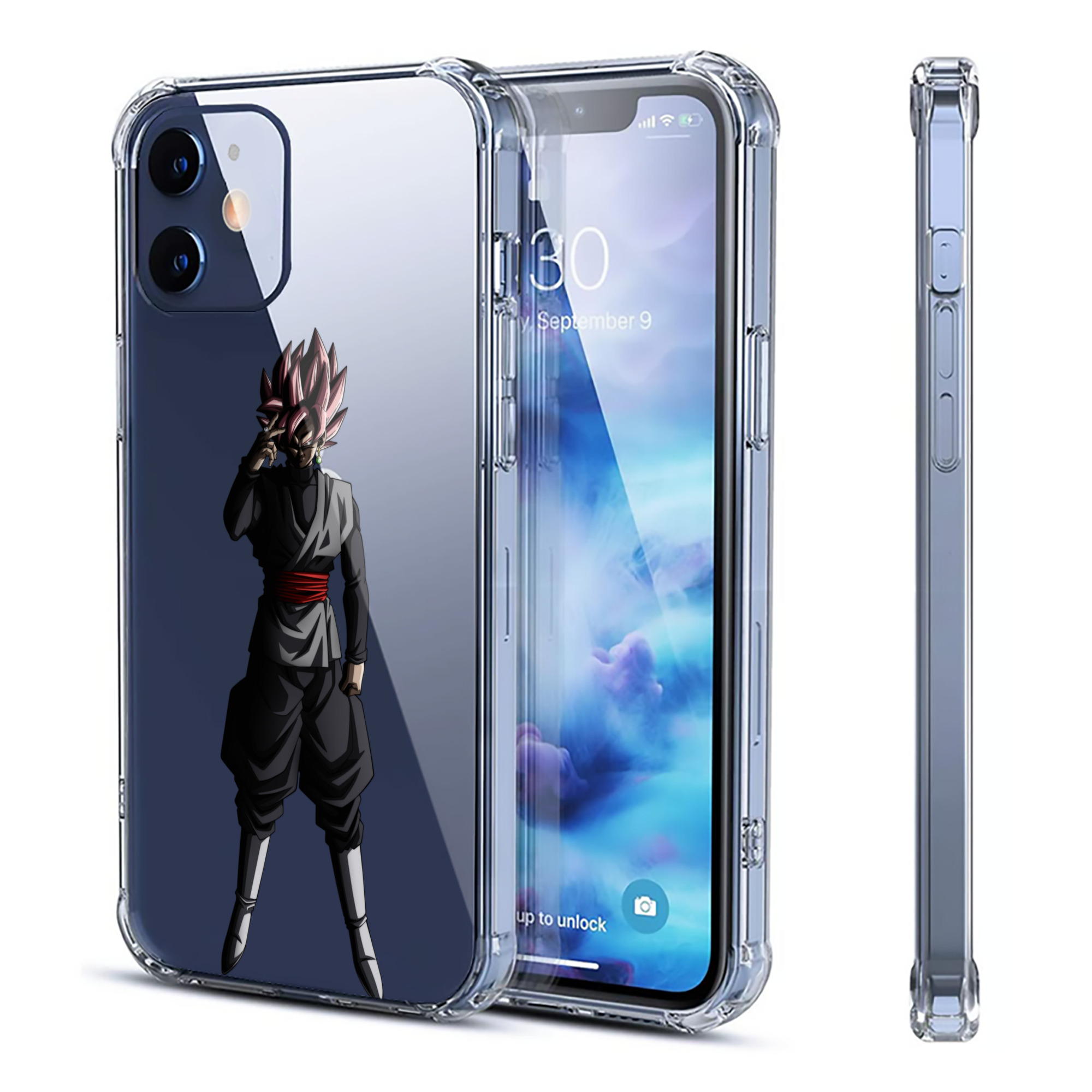 （画像用） ドラゴンボール ベジット DRAGON BALL Vegetto 【iPhone 12シリーズ対応】透明スマホケース（クリアソフトケース）